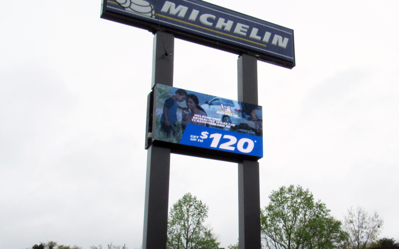 10MM 144X288 Matrix Full Color LED Sign