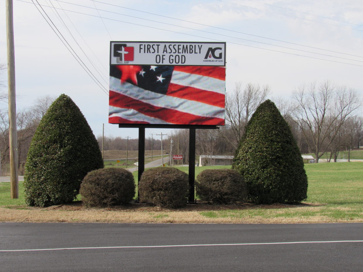 Digital Church Signs | Church LED Signs | Optec Display Inc.