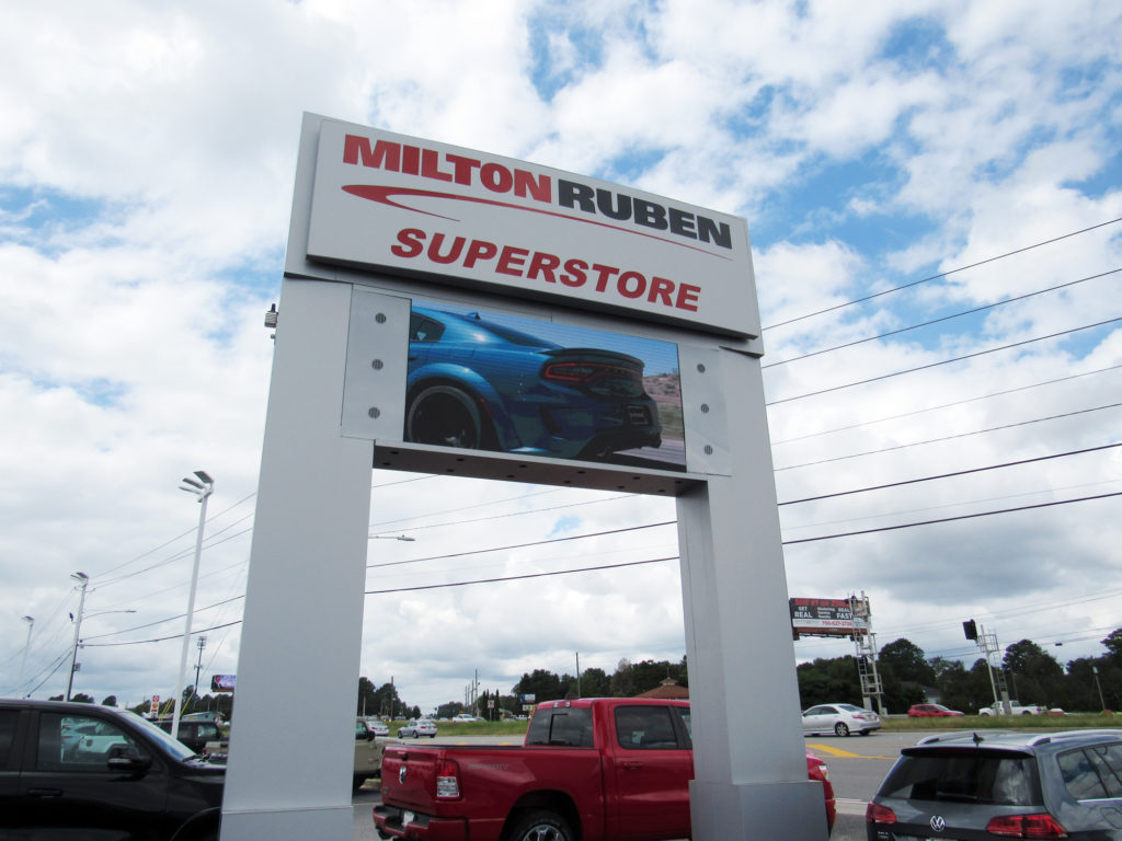 6MM 216X432 Matrix Full Color LED Signs