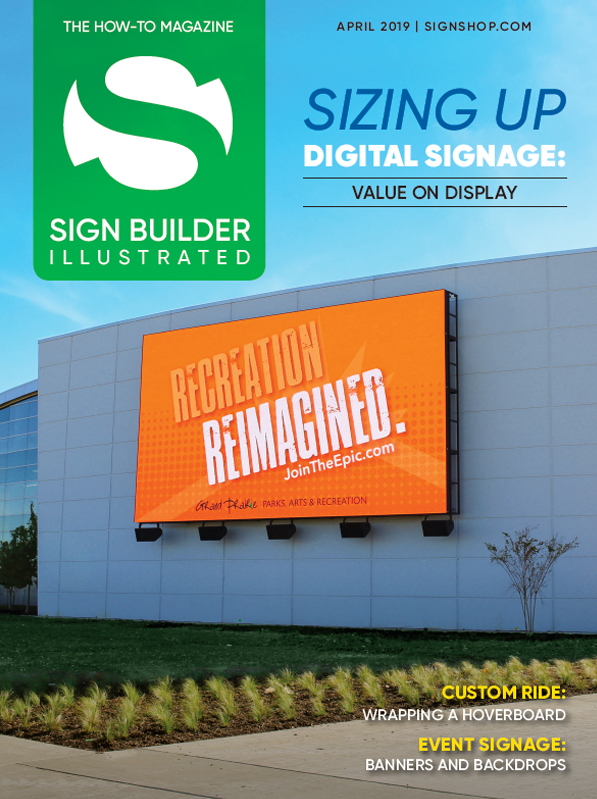 Sign Builder Illustrated - Sizing up Digital Signage