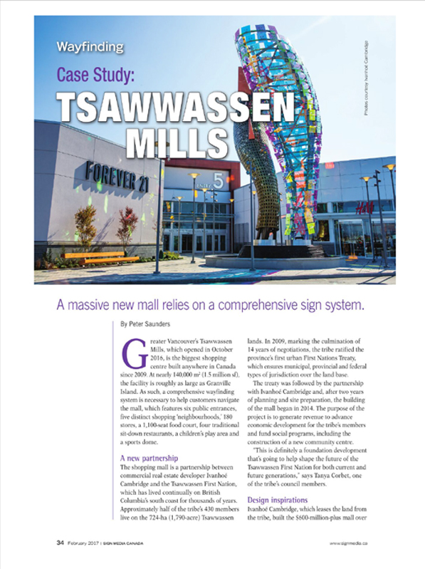 Tsawwassen Mills LED Signs