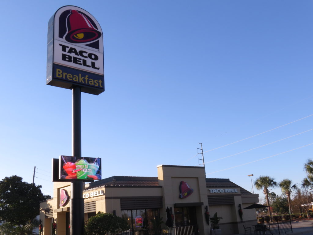 Taco Bell Full Color LED Signs