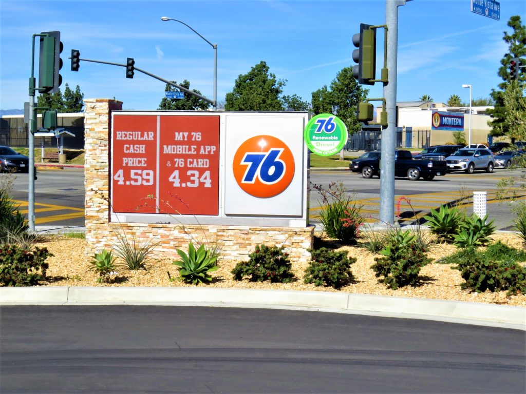 6MM 288x144 Matrix Full Color Virtual Gas Price LED Displays