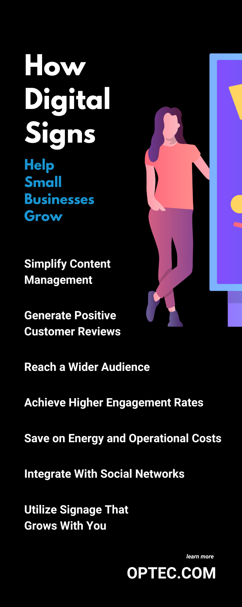 How Digital Signs Help Small Businesses Grow