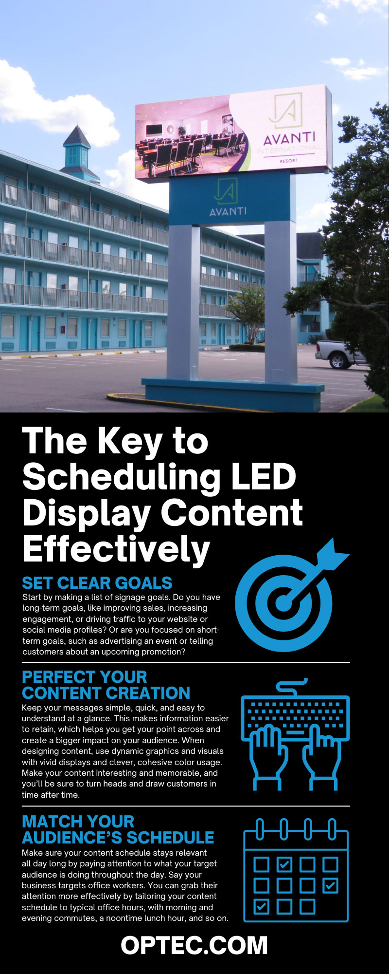 The Key to Scheduling LED Display Content Effectively