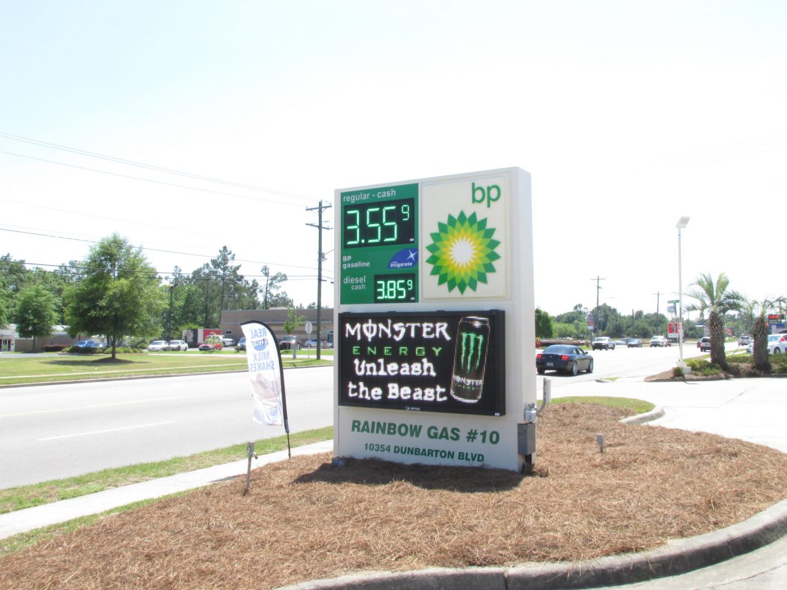 16MM 64X128 Matrix Full Color LED Signs